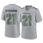 Johmsee S.Seahawks #21 Devon Witherspoon Player Gray Atmosphere Fashion Home Game Stitched Jerseys