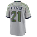 Johmsee S.Seahawks #21 Devon Witherspoon Player Gray Rivalries Collection Game Stitched Jerseys
