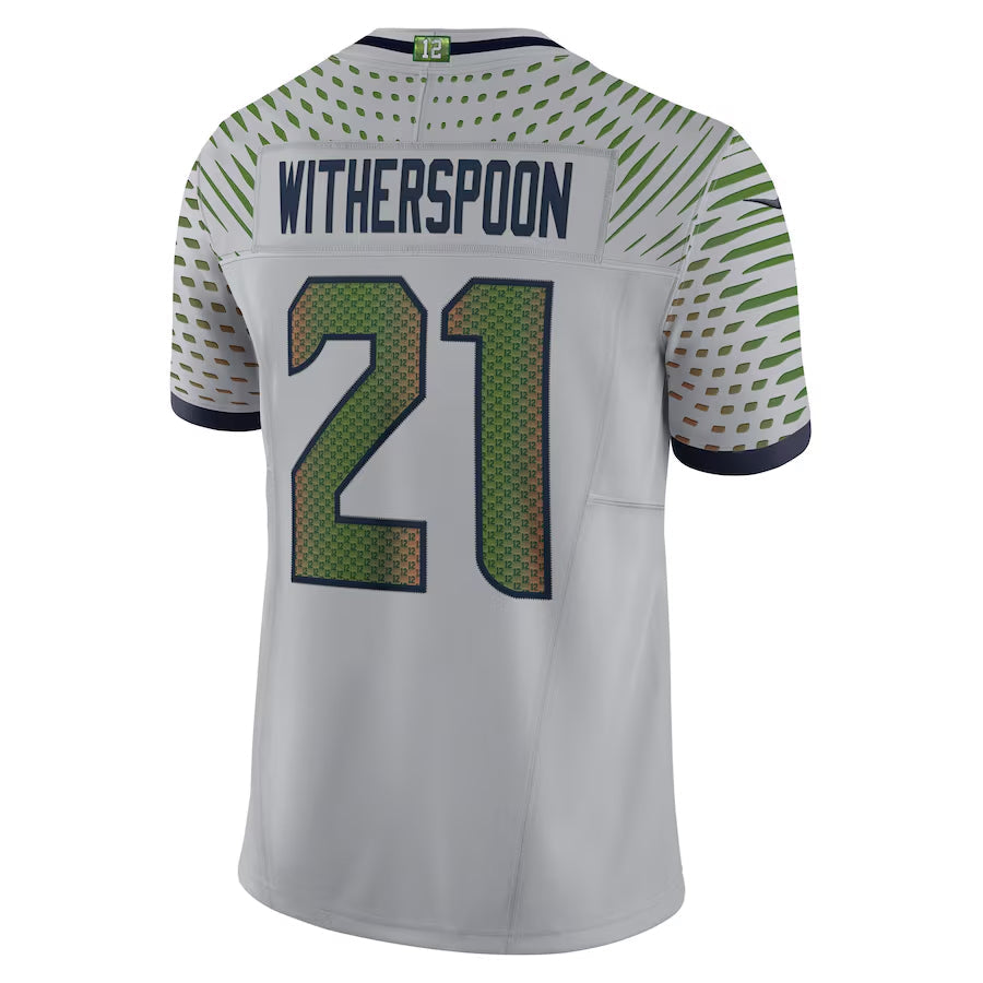 Johmsee S.Seahawks #21 Devon Witherspoon Player Gray Rivalries Collection Limited Stitched Jerseys