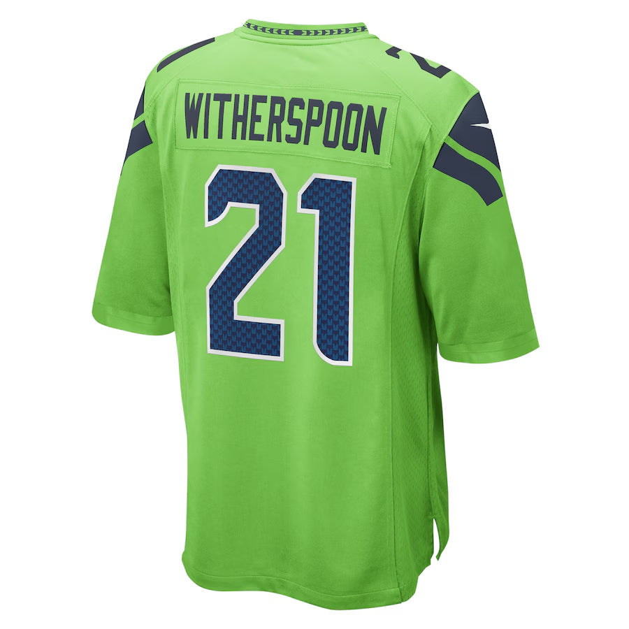 Johmsee S.Seahawks #21 Devon Witherspoon Player Green Home Game Stitched Jerseys