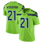Johmsee S.Seahawks #21 Devon Witherspoon Player Green Limited Color Rush Home Game Stitched Jerseys
