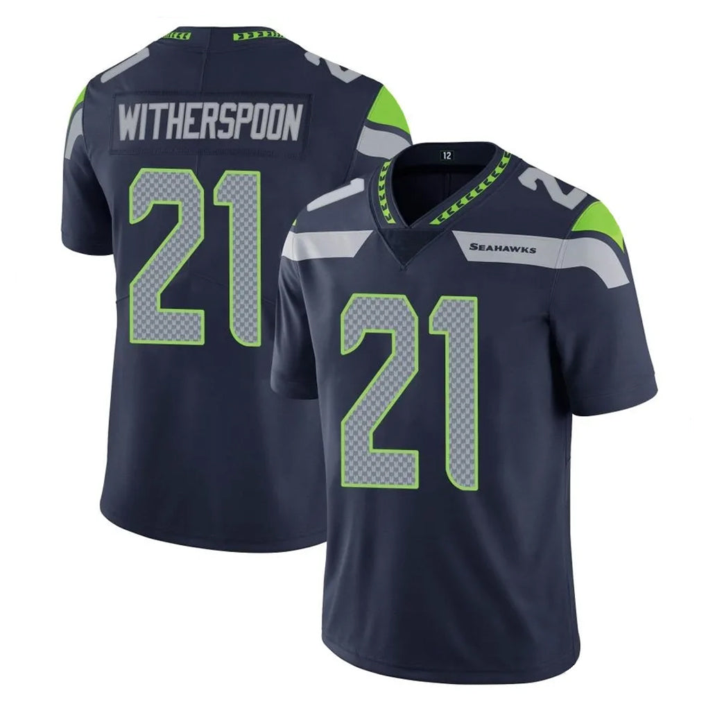 Johmsee S.Seahawks #21 Devon Witherspoon Player Navy Limited Vapor Untouchable Home Game Stitched Jerseys