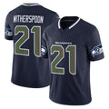 Johmsee S.Seahawks #21 Devon Witherspoon Player Navy Rivalries Vapor Limited Home Game Stitched Jerseys