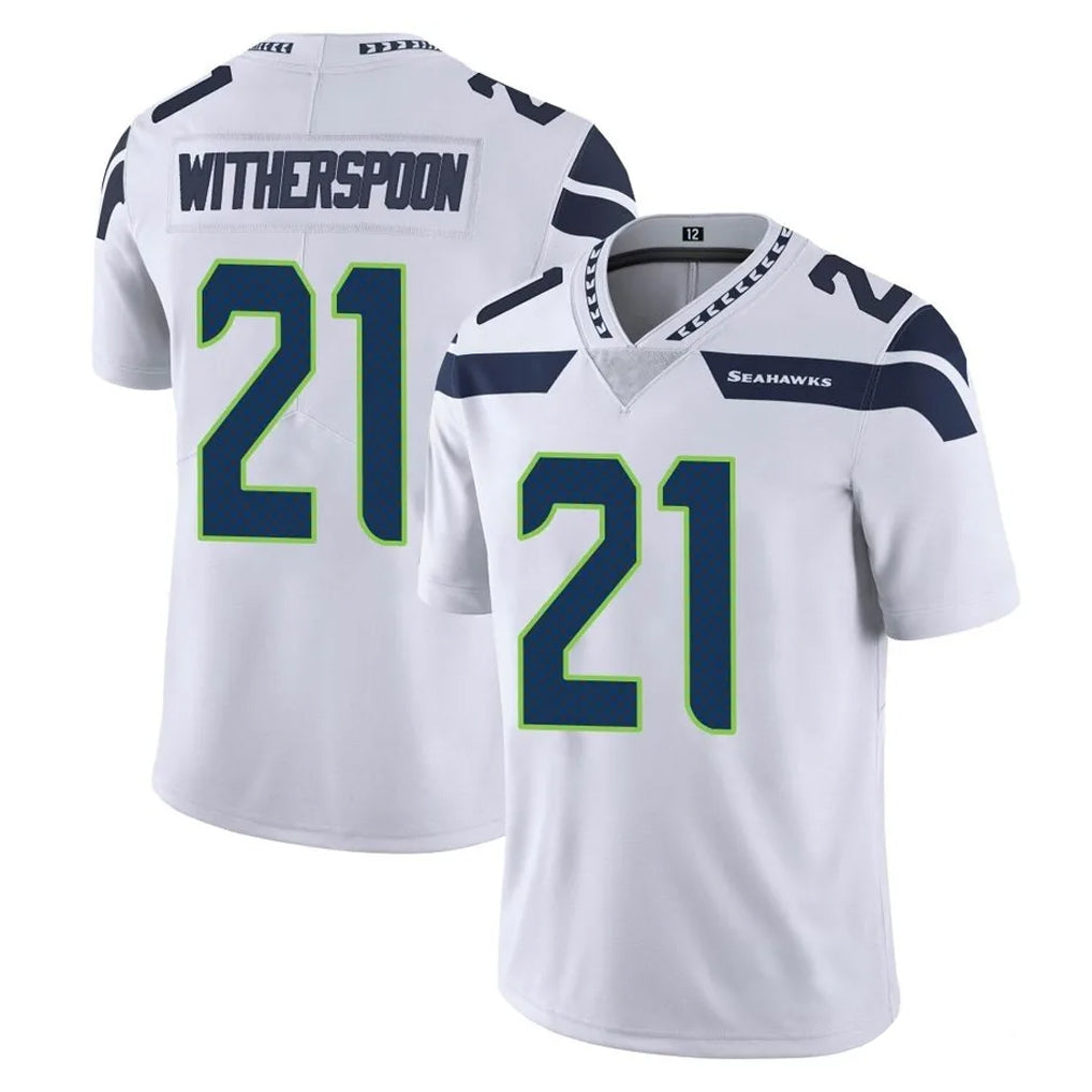 Johmsee S.Seahawks #21 Devon Witherspoon Player White Limited Vapor Untouchable Home Game Stitched Jerseys