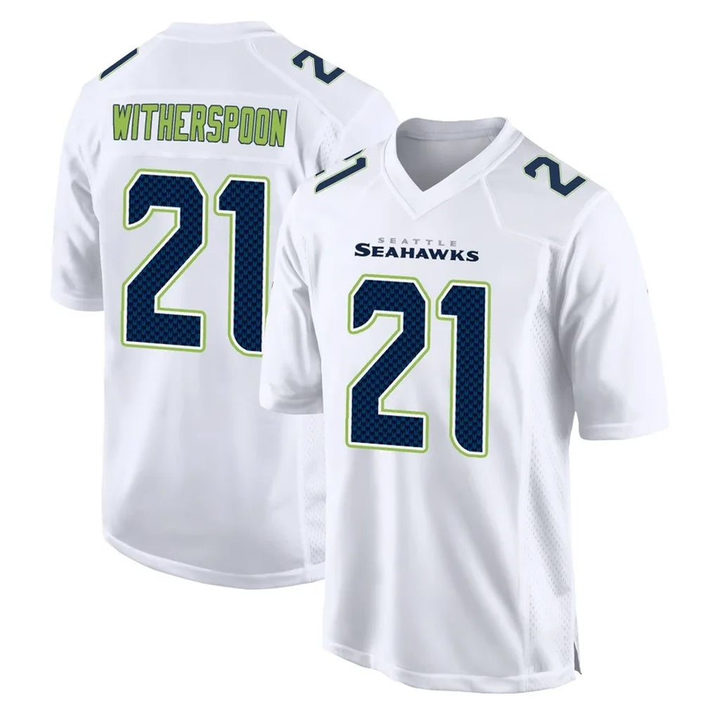 Johmsee S.Seahawks #21 Devon Witherspoon Player White Tundra Fashion Home Game Stitched Jerseys