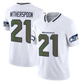Johmsee S.Seahawks #21 Devon Witherspoon Whitel Rivalries Vapor Limited Home Game Stitched Jerseys