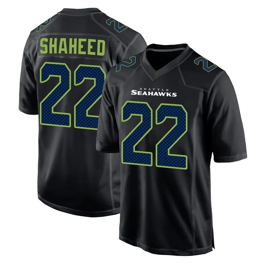 Johmsee S.Seahawks #22 Rashid Shaheed Player Black Limited Fashion Home Game Stitched Jerseys