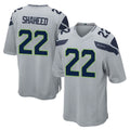 Johmsee S.Seahawks #22 Rashid Shaheed Player Gray Home Game Stitched Jerseys