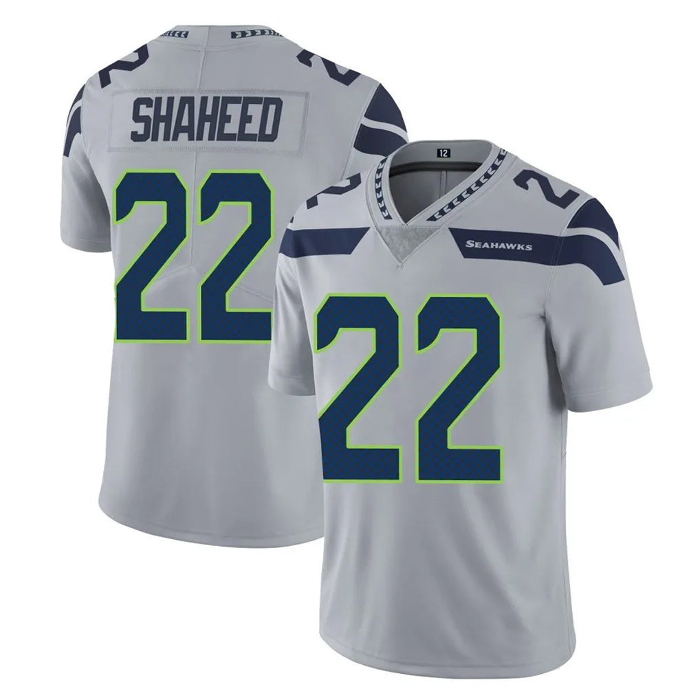 Johmsee S.Seahawks #22 Rashid Shaheed Player Gray Limited Vapor Untouchable Home Game Stitched Jerseys