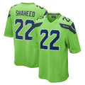 Johmsee S.Seahawks #22 Rashid Shaheed Player Green Home Game Stitched Jerseys
