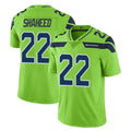 Johmsee S.Seahawks #22 Rashid Shaheed Player Green Limited Color Rush Home Game Stitched Jerseys