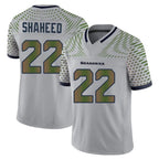Johmsee S.Seahawks #22 Rashid Shaheed Player Grey Limited 2025 Rivalries Collection Home Game Stitched Jerseys