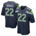 Johmsee S.Seahawks #22 Rashid Shaheed Player Navy Home Game Stitched Jerseys