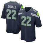 Johmsee S.Seahawks #22 Rashid Shaheed Player Navy Home Game Stitched Jerseys