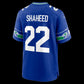 S.Seahawks #22 Rashid Shaheed Royal Alternate Game Stitched American Football Jerseys