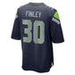 S.Seahawks #30 AJ Finley College Navy Team Game Stitched American Football Jerseys