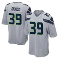 Johmsee S.Seahawks #39 Ty Okada Player Gray Home Game Stitched Jerseys