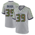 Johmsee S.Seahawks #39 Ty Okada Player Grey 2025 Rivalries Collection Home Game Stitched Jerseys
