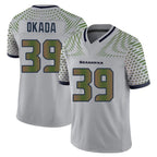 Johmsee S.Seahawks #39 Ty Okada Player Grey Limited 2025 Rivalries Collection Home Game Stitched Jerseys