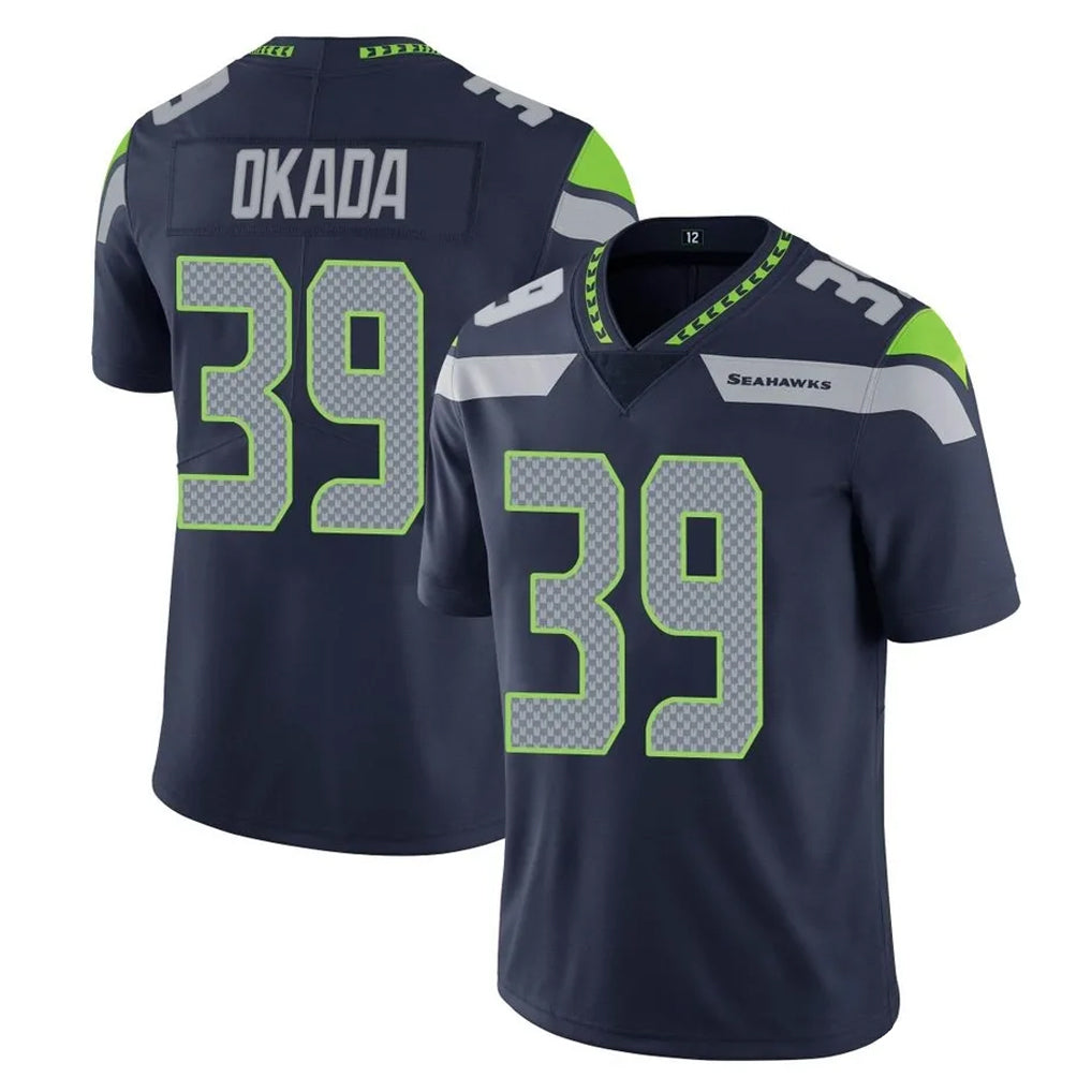 Johmsee S.Seahawks #39 Ty Okada Player Navy Limited Vapor Untouchable Home Game Stitched Jerseys