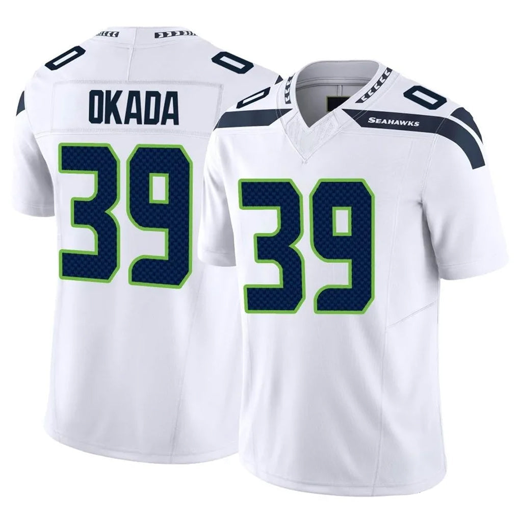 Johmsee S.Seahawks #39 Ty Okada Player White Limited Vapor F.U.S.E. Home Game Stitched Jerseys