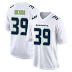 Johmsee S.Seahawks #39 Ty Okada Player White Tundra Fashion Home Game Stitched Jerseys