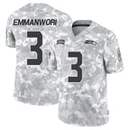 Johmsee S.Seahawks #3 Nick Emmanwori Player Arctic Camo Salute to Service Limited Football Jerseys
