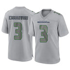 Johmsee S.Seahawks #3 Nick Emmanwori Player Gray Atmosphere Fashion Home Game Stitched Jerseys