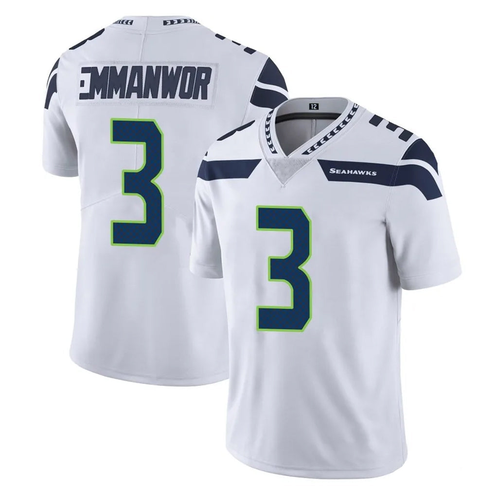 Johmsee S.Seahawks #3 Nick Emmanwori Player White Limited Vapor Untouchable Home Game Stitched Jerseys