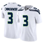 Johmsee S.Seahawks #3 Nick Emmanwori Player White Vapor F.U.S.E. Limited Football Jerseys