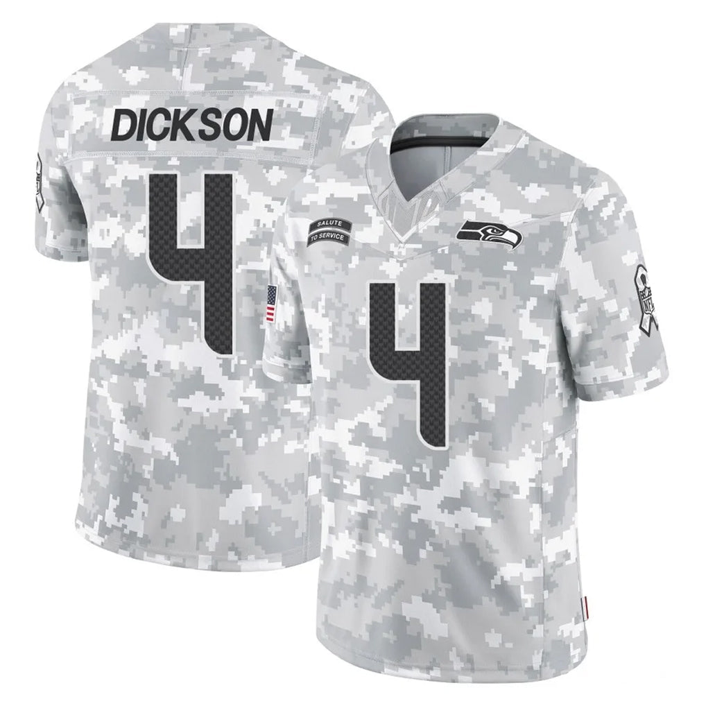 Johmsee S.Seahawks #4 Michael Dickson Player Arctic Camo Limited Salute To Service Home Game Stitched Jerseys