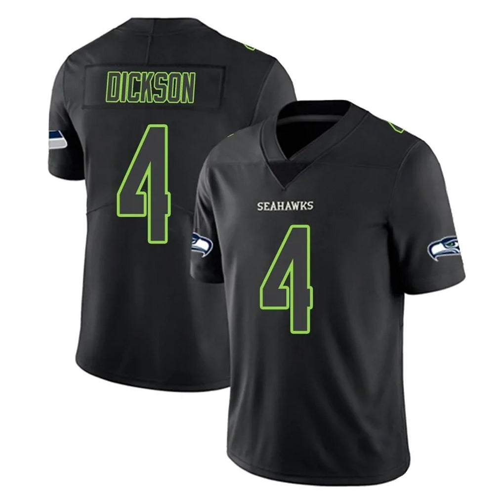 Johmsee S.Seahawks #4 Michael Dickson Player Black Impact Limited Home Game Stitched Jerseys
