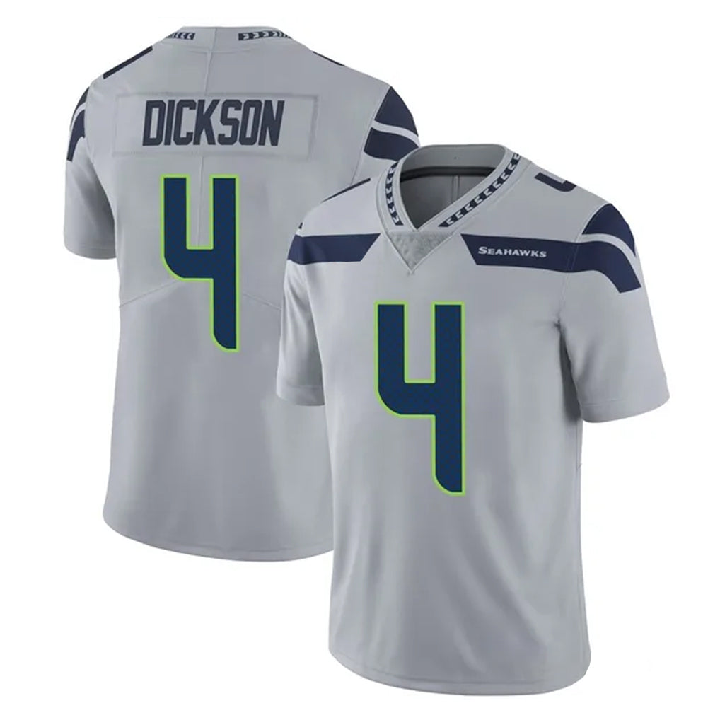 Johmsee S.Seahawks #4 Michael Dickson Player Gray Limited Vapor Untouchable Home Game Stitched Jerseys