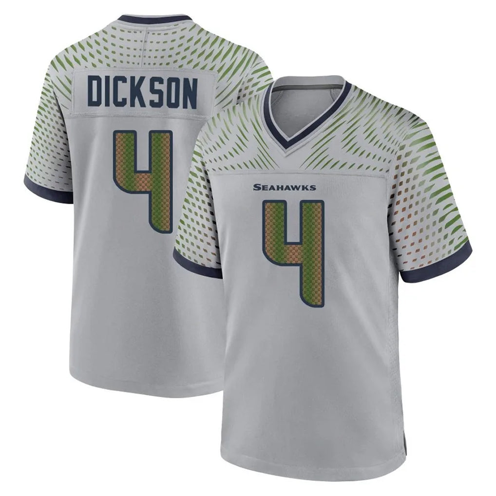 Johmsee S.Seahawks #4 Michael Dickson Player Grey 2025 Rivalries Collection Home Game Stitched Jerseys