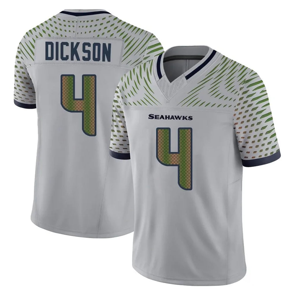 Johmsee S.Seahawks #4 Michael Dickson Player Grey Limited 2025 Rivalries Collection Home Game Stitched Jerseys