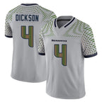 Johmsee S.Seahawks #4 Michael Dickson Player Grey Limited 2025 Rivalries Collection Home Game Stitched Jerseys