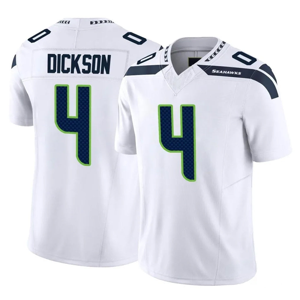 Johmsee S.Seahawks #4 Michael Dickson Player White Limited Vapor F.U.S.E. Home Game Stitched Jerseys