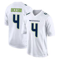 Johmsee S.Seahawks #4 Michael Dickson Player White Tundra Fashion Home Game Stitched Jerseys