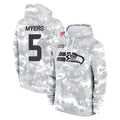 Johmsee S.Seahawks #5 Jason Myers Player Arctic Camo Limited Salute to Service Pullover Hoodies Game Stitched Jerseys