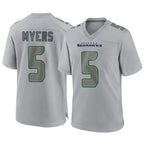 Johmsee S.Seahawks #5 Jason Myers Player Gray Atmosphere Fashion Home Game Stitched Jerseys