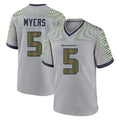 Johmsee S.Seahawks #5 Jason Myers Player Grey 2025 Rivalries Collection Home Game Stitched Jerseys