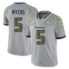 Johmsee S.Seahawks #5 Jason Myers Player Grey Limited 2025 Rivalries Collection Home Game Stitched Jerseys