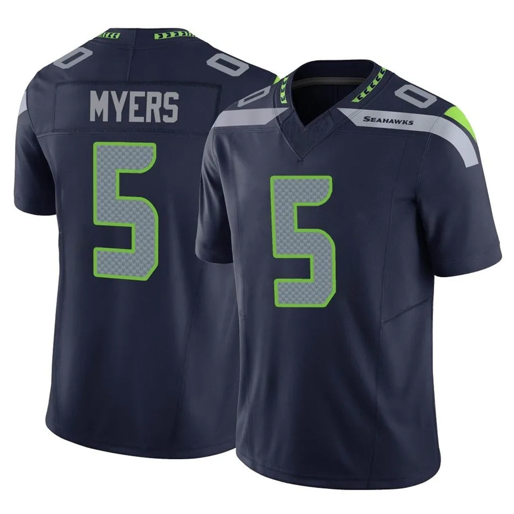 Johmsee S.Seahawks #5 Jason Myers Player Navy Limited Vapor F.U.S.E. Home Game Stitched Jerseys