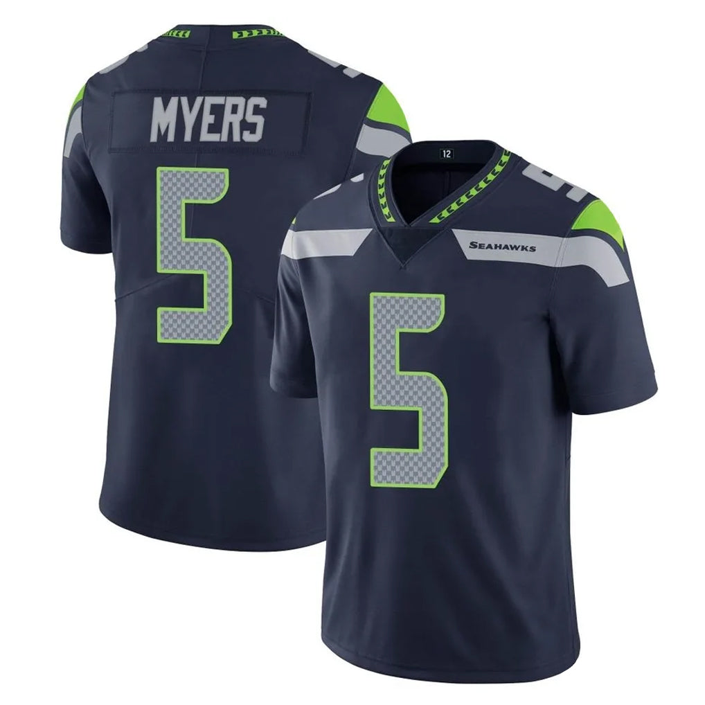 Johmsee S.Seahawks #5 Jason Myers Player Navy Limited Vapor Untouchable Home Game Stitched Jerseys