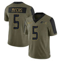 Johmsee S.Seahawks #5 Jason Myers Player Olive Salute To Service Limited Game Stitched Jerseys