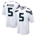 Johmsee S.Seahawks #5 Jason Myers Player White Home Game Stitched Jerseys