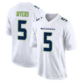 Johmsee S.Seahawks #5 Jason Myers Player White Tundra Fashion Home Game Stitched Jerseys
