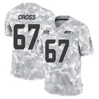 Johmsee S.Seahawks #67 Charles Cross Player Arctic Camo Limited Salute To Service Home Game Stitched Jerseys