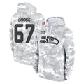Johmsee S.Seahawks #67 Charles Cross Player Arctic Camo Limited Salute to Service Pullover Hoodies Game Stitched Jerseys