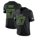 Johmsee S.Seahawks #67 Charles Cross Player Black Impact Limited Home Game Stitched Jerseys